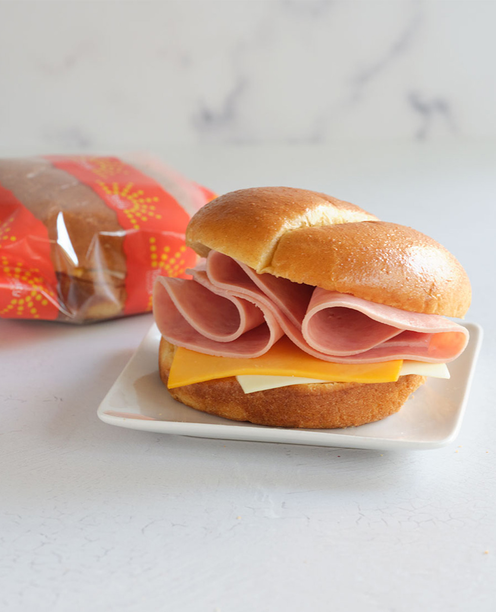 Turkey Ham & 2 Cheese Brioche, WG (IW)