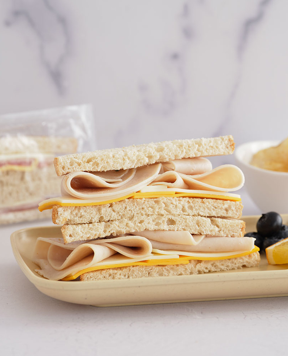 Turkey & 2 Cheese Wedge, WG (IW)