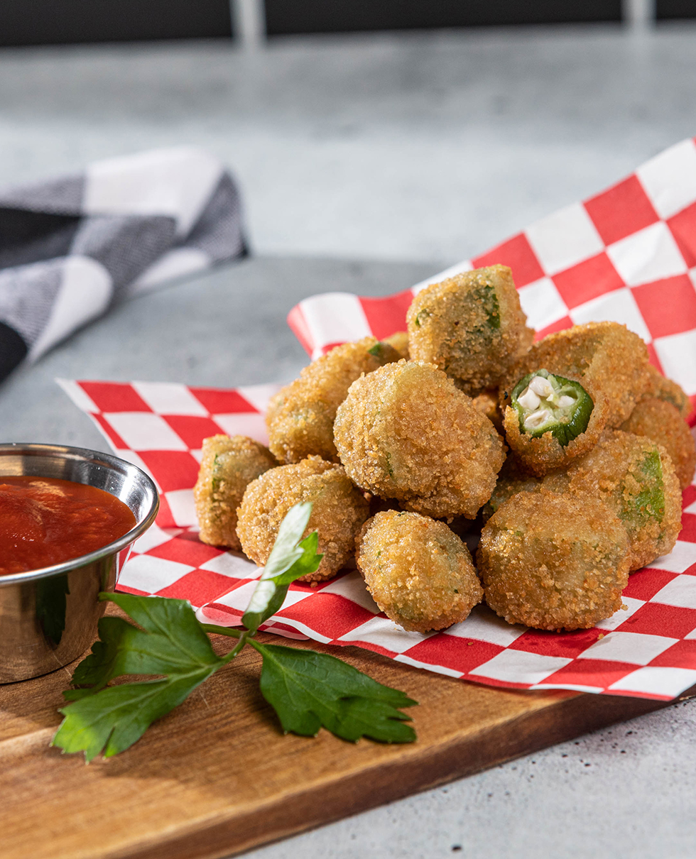 Breaded Okra, WG