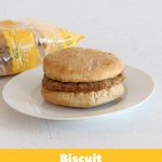 Pork Sausage on a Honey Wheat Biscuit, WG (IW) 73814_PorkSauHWBiscuit_Label_980x1210